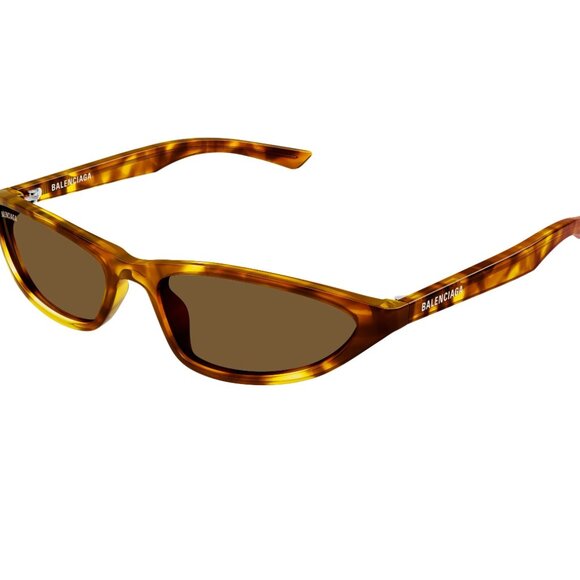 NEW BALENCIAGA BB0402S 003 HAVANA SUNGLASSES
